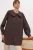 Langsleeve Textured Shirt Met Baby Kraag