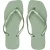 Havaianas Slim Square Slippers en Sandalen Dames – Groen –