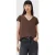 AllSaints Anna V Tee Bitter Brown