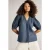 White Stuff Finley Chambray Top Chambray Blue