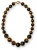 Bonnie Studios Dames Brown Big Mixed Necklace, Kleur: Bruin