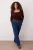 Trendyol Curve Dames Bruin Effen Lang Getailleerd Grote maten Blouses