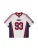 AND1 Shirt ‘Respect The Game’  ecru / donkerblauw / wijnrood / wit
