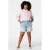 MS Mode gestreepte blouse met strass-steentjes Plus Size – lichtroze
