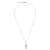 Orphelia ‘Ambra’ Dames 925 Sterling Zilveren Ketting met Hanger – Roze ZH-7439