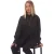 Hugo Dames Linnen Blend Blouse (Zwart)