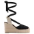 MANGO TEEN sandalen zwart