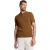 No Excess Pullover short sleeve polo button s camel