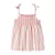 NAME IT MINI gestreepte mouwloze top roze