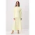 Trendyol Modest Dames Geel Effen Maxi Lang Casual Skater Modest Jurken
