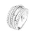 Ring 3 Ranges Prestige Zirkoniumoxiden en Silver 925 – Gala