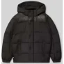 Tommy Hilfiger Teens Gewatteerd regular fit jack met afneembare capuchon