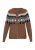 usha Vest Dames Camel Veelkleurig