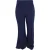 Diane Von Furstenberg flared broek in marineblauwe viscose