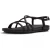Fitflop Gracie Crystal Leer Dames Sandalen Zwart
