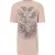 Open Back T-Shirt Dress Butterfly Tattoo