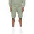 Crosshatch Heren Bardon Cargo Shorts (Olijf)