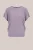 WE Fashion – Dames T-shirt met glittergaren – Regular fit – Lila –