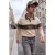 TRENDYOL MAN Heren Beige Slogan Lang Regular fit Sweatshirts