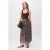 TRENDYOLMİLLA Dames Blauw Stippen Maxi Rokken