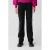 Shoeby wide leg casual broek zwart
