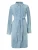 Lala Berlin Blousejurk ‘Deen’  blauw denim / pastelblauw