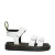 Dr. Martens leren sandalen wit schoolkind