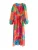 Next Jurk  blauw / geel / groen / oranjerood