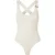 Malelions Women Cross Back Bouclé Bodysuit | Off-White