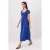 TRENDYOLMİLLA Dames Blauw Effen Maxi Kort Skater Jurken