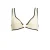 Seafolly Beach Bound voorgevormde bikinitop ecru/zwart