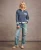 Superdry Vrouwen Sweatshirt Athletic Essentials met Applicatie en Halve Rits Blauw