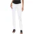 Lange denim broek met gescheurd effect en smalle zomen E014152 vrouw