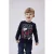 NAME IT MINI Marvel sweater NMMJESSIE donkerblauw/rood