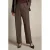 LOLALIZA wide leg broek – bruin