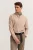 Bugatti Herren Vrijetijdsshirt met lange mouwen in modern fit met button-down kraag