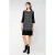Jurk met zwart-wit printdetail