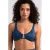 Sam Friday voorgevormde push-up bikinitop Swash met lurex donkerblauw