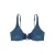 Sam Friday voorgevormde push-up bikinitop Swash met lurex donkerblauw