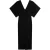 Ted Baker Rebecca Gebreide Midi-jurk Met V-hals, Zwart
