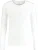 Kultivate T-shirt Lange Mouw Ronde Hals Wit  2XL