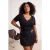 Trendyol Curve Dames Zwart Effen Kort Getailleerd Grote maten Blouses