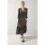 LK Bennett Deborah Peplum Midi Dress Gold