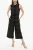 Geruite jumpsuit van wolmix GAUZE met trekkoord in de taille in groen