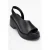 ROY Leren Wedge Sandaal (Dames)