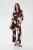Kaffe Jumpsuit ‘KArutie ‘  lichtbeige / bordeaux