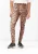 Alix the Label skinny regular waist legging met panterprint bruin