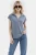 Textuurloze Mouwloze Polo Blouse