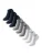 uncover by SCHIESSER Enkelsokken ‘ Uncover’  donkerblauw / grijs / wit