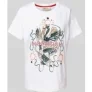 MOS MOSH T-shirt met labelprint, model ‘HALLIN’